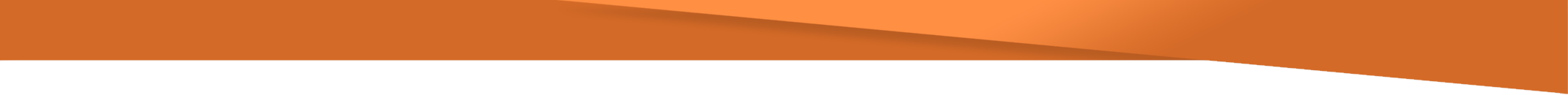 Orange ribbon graphic